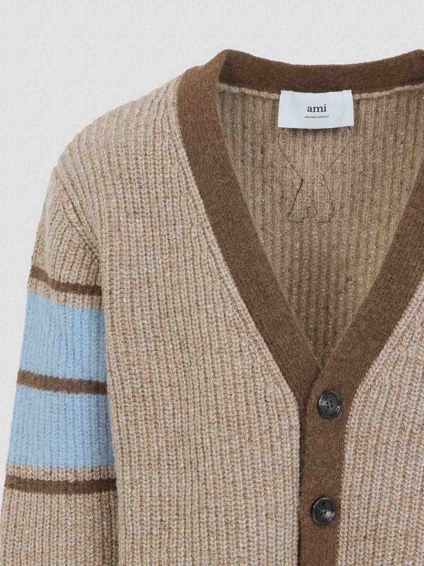The Best Shops AMI PARIS: カーディガン - カーディガン - キャメル
