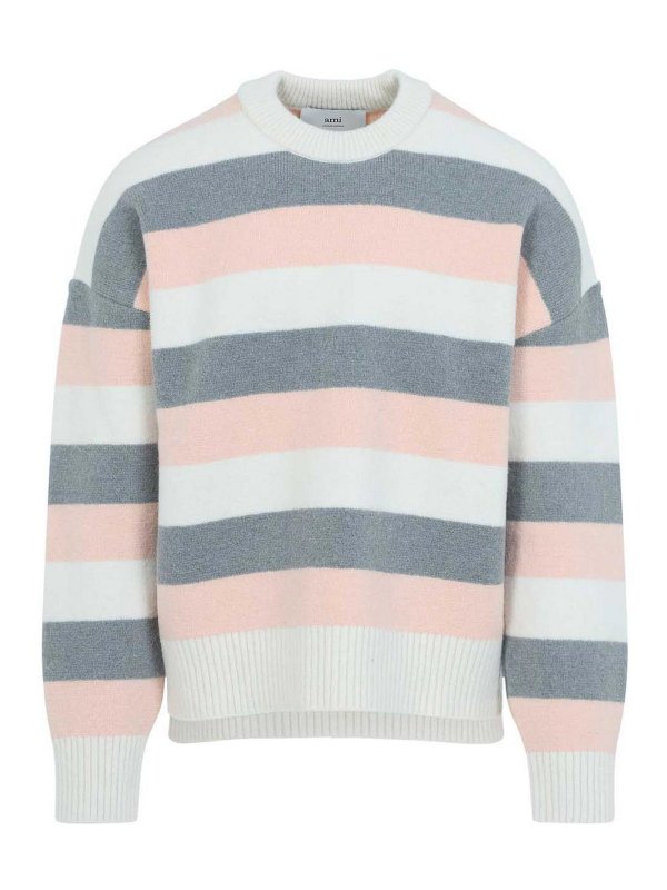 AMI PARIS: クルーネック - クルーネック - グレー