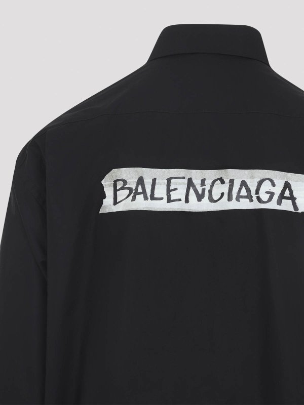 シャツ - 黒 Replica 
online: BALENCIAGA
