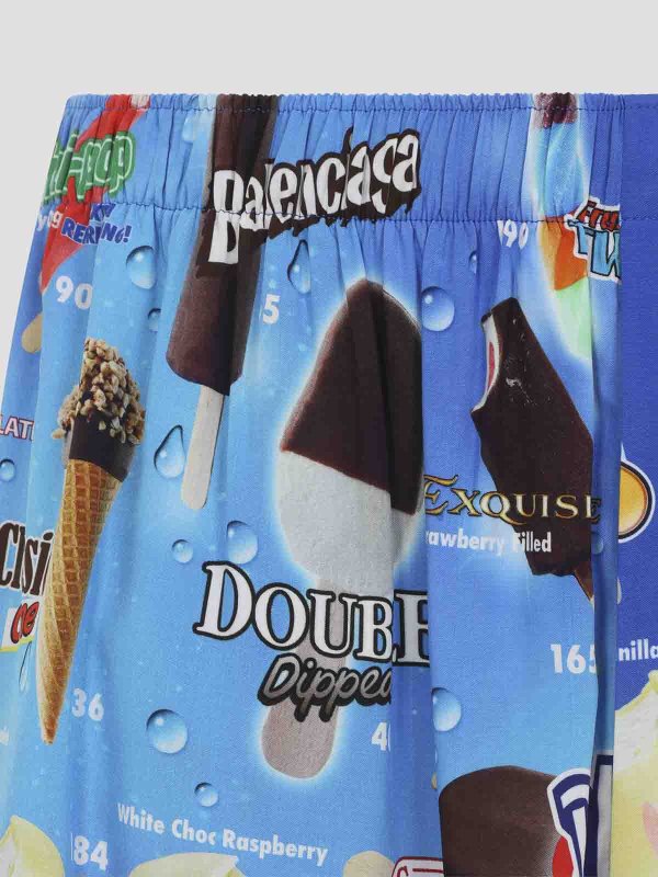 The Best Shops BALENCIAGA: トラウザーショーツ - ショートパンツ - ブルー