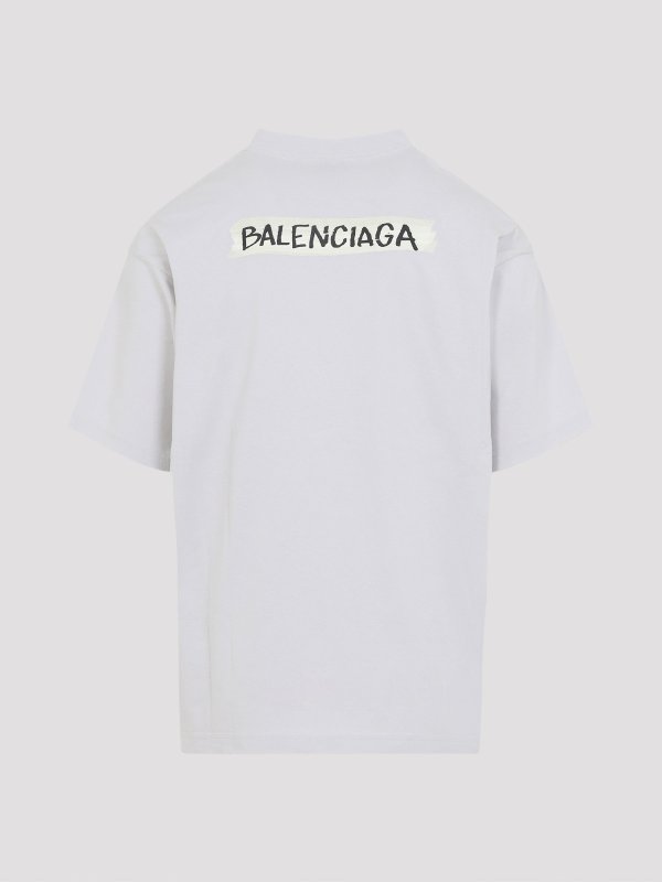 BALENCIAGA: Camisetas online - Camiseta - Blanco