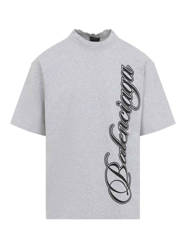 BALENCIAGA: T-shirts - T-Shirt - Hellgrau