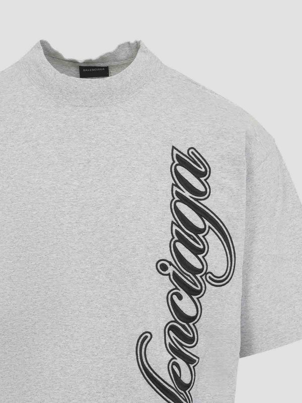 The Best Shops BALENCIAGA: T-shirts - T-Shirt - Hellgrau
