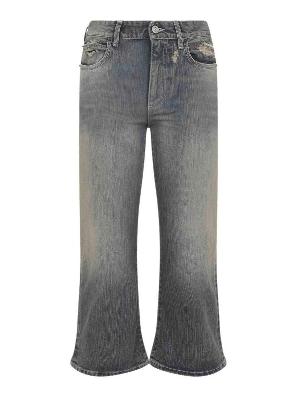 BALENCIAGA: ベルボトムジーンズ - フレアジーンズ - ライトブルー