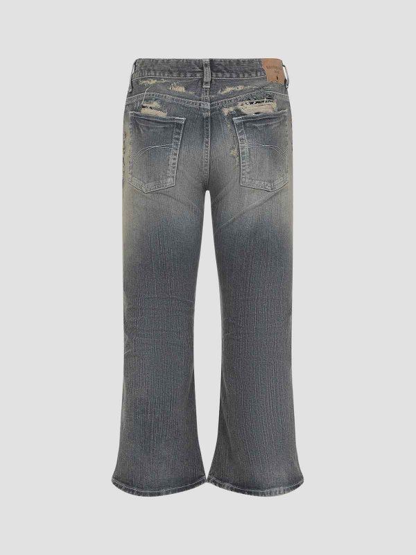 BALENCIAGA: ベルボトムジーンズ online - フレアジーンズ - ライトブルー