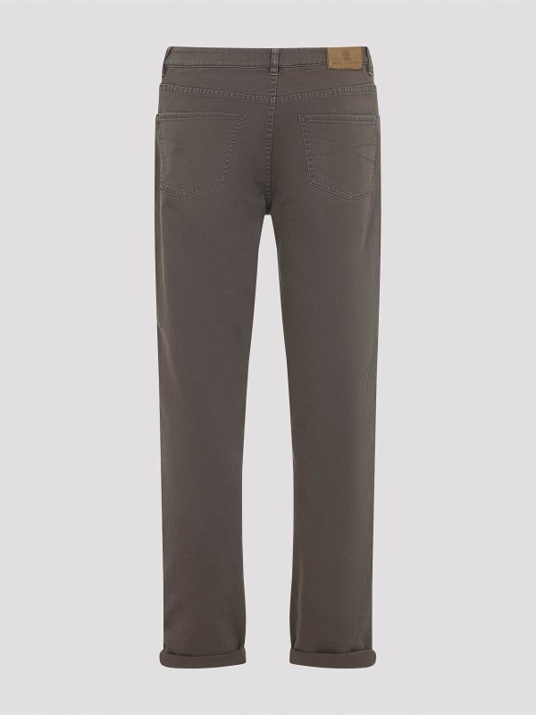 BRUNELLO CUCINELLI: ストレートジーンズ online - ストレートジーンズ - ベージュ