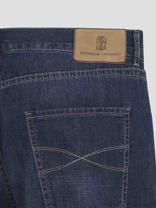 The Best Shops BRUNELLO CUCINELLI: ストレートジーンズ - ストレートジーンズ - ブルー