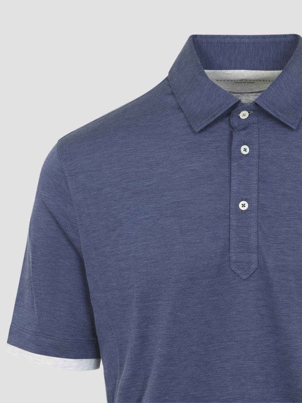 The Best Shops BRUNELLO CUCINELLI: ポロシャツ - ポロシャツ - デニム