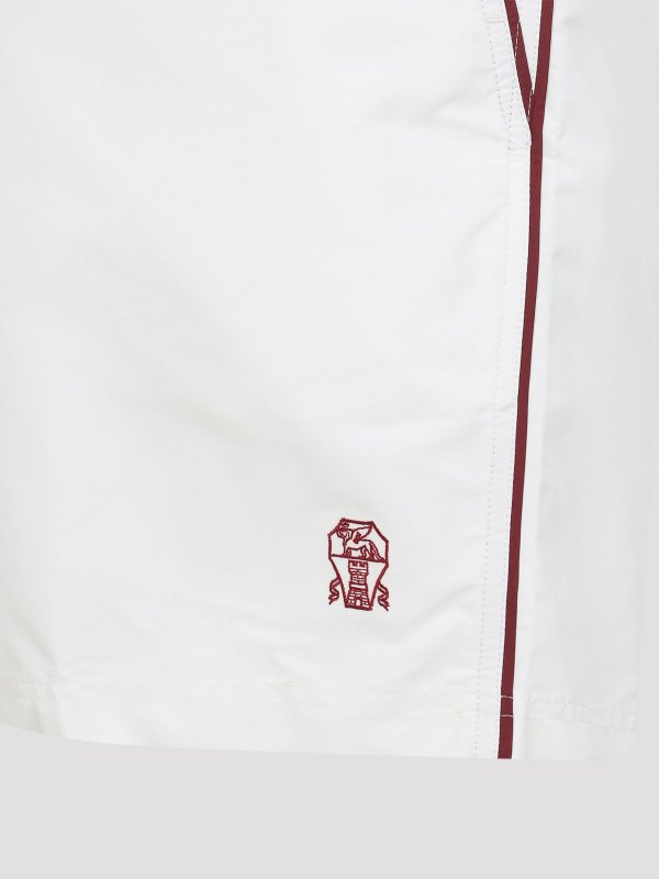 The Best Shops BRUNELLO CUCINELLI: 水着 - スイムショーツ/スイムトランクス - 白