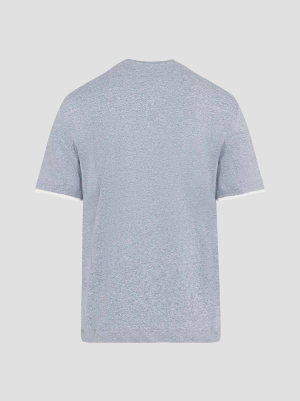 BRUNELLO CUCINELLI: T-shirts online - T-Shirt - Hellblau