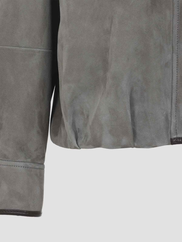 The Best Shops BRUNELLO CUCINELLI: leather jacket - Suede Jacket