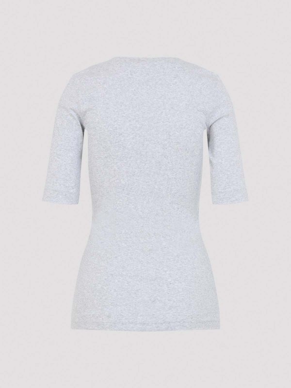 BRUNELLO CUCINELLI: t-shirts online - V-Neck Ribbed T-Shirt