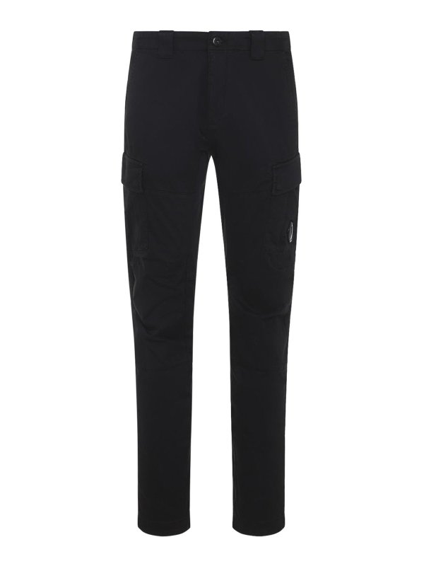 C.P. COMPANY: カジュアルトラウザー - カジュアルパンツ - 黒