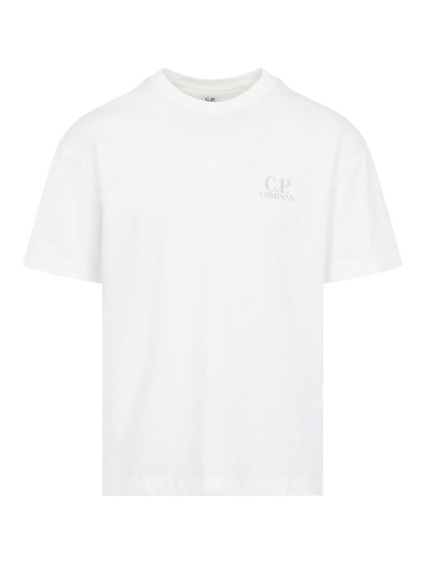 C.P. COMPANY: Camisetas - Camiseta - Blanco