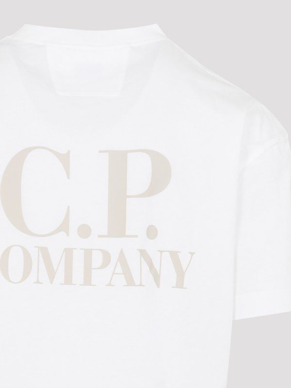 The Best Shops C.P. COMPANY: Camisetas - Camiseta - Blanco