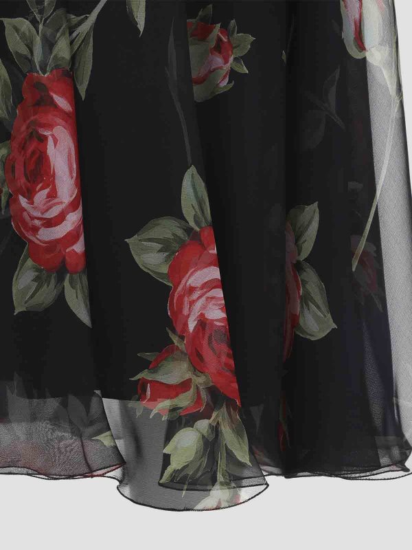 The Best Shops DOLCE & GABBANA: ニーレングススカート＆ミディ丈 - 膝丈/ミディスカート - マルチカラー