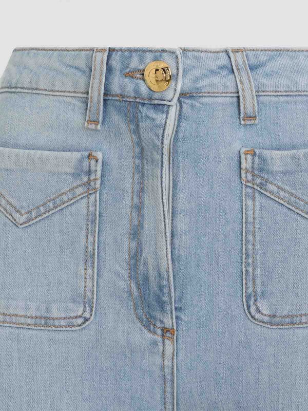 The Best Shops ELISABETTA FRANCHI: ストレートジーンズ - ストレートジーンズ - ライトブルー