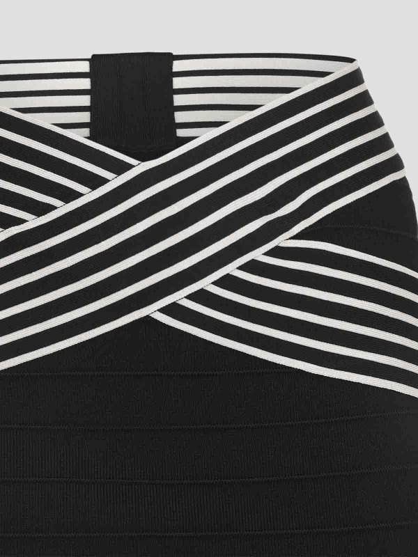 ELISABETTA FRANCHI: ニーレングススカート＆ミディ丈 online - 膝丈/ミディスカート - 黒