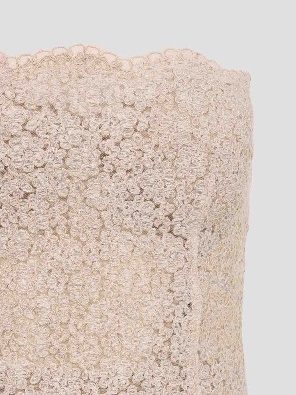 The Best Shops ERMANNO SCERVINO: ニーレングスドレス - 膝丈ドレス - ヌードカラー