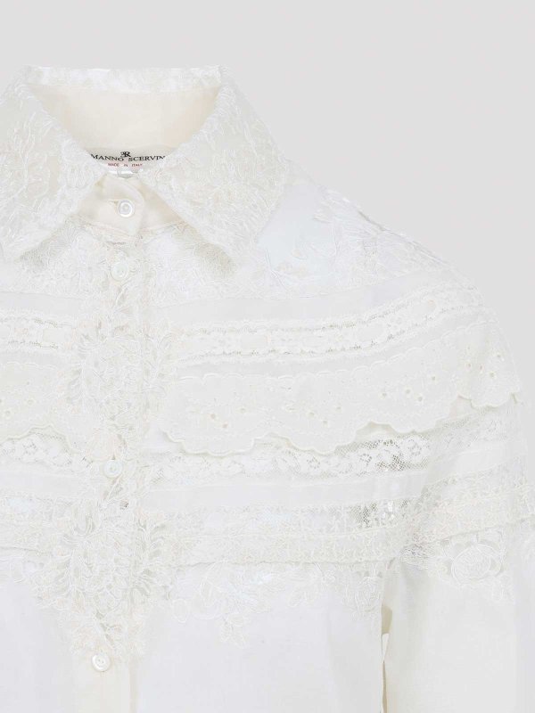 シャツ - クリーム shop online: ERMANNO SCERVINO