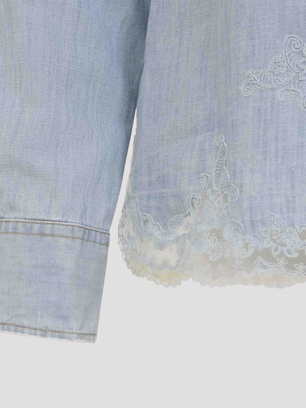 The Best Shops ERMANNO SCERVINO: シャツ - シャツ - ブルー