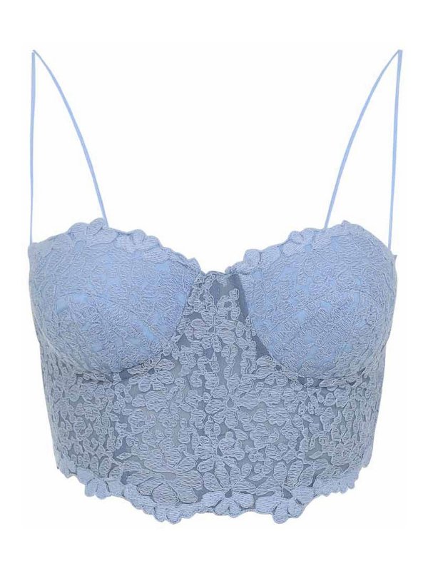 ERMANNO SCERVINO: Tops und Tank Tops - Top - Blau