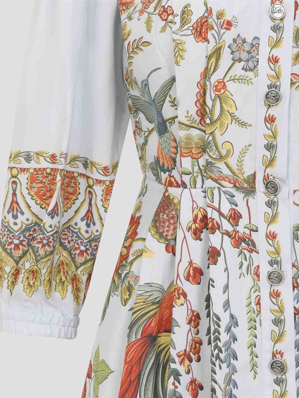 Abito midi in cotone shop online: ETRO