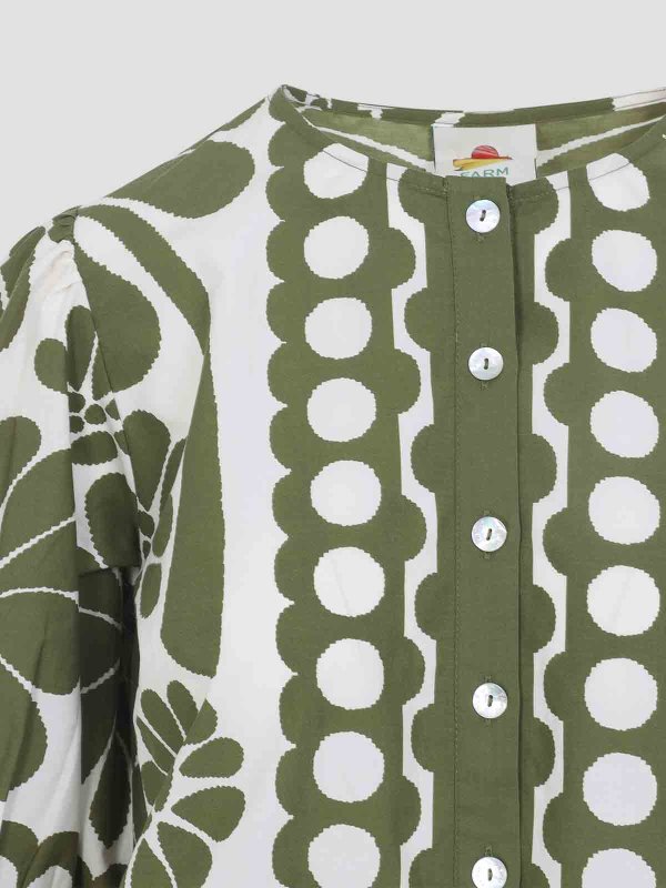 シャツ - 緑 shop online: FARM RIO