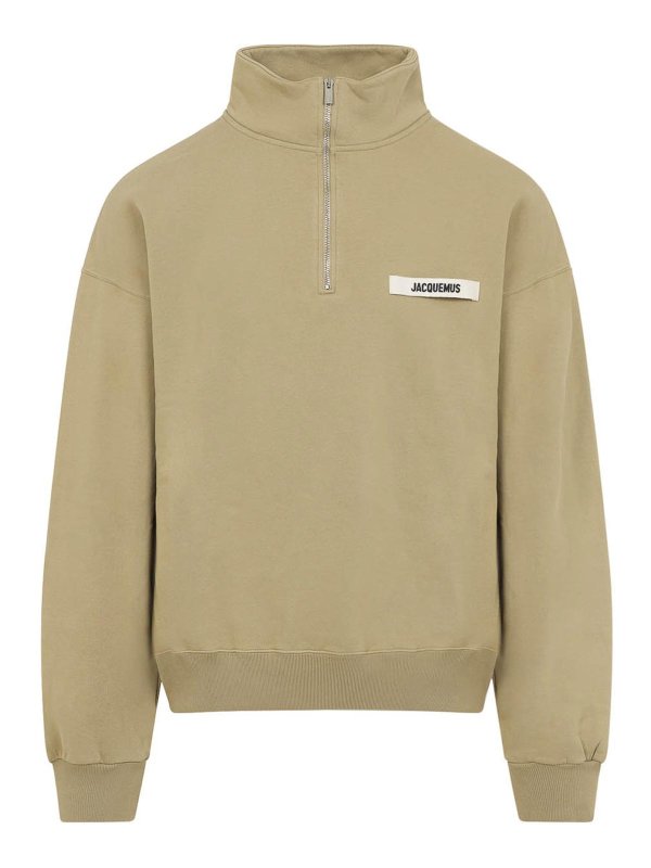 JACQUEMUS: スウェット＆セーター - スウェットシャツ/セーター - ダークベージュ