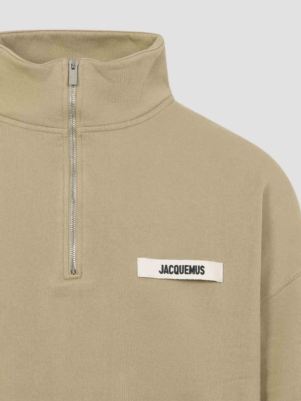 The Best Shops JACQUEMUS: スウェット＆セーター - スウェットシャツ/セーター - ダークベージュ