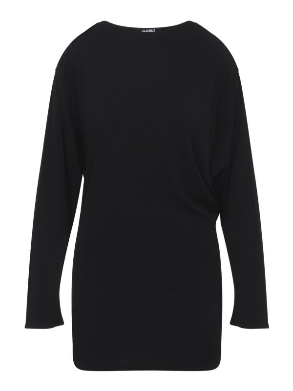 JACQUEMUS: ショートドレス - ショートドレス - 黒