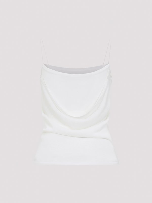 JACQUEMUS: Tops und Tank Tops online - Top - Creme