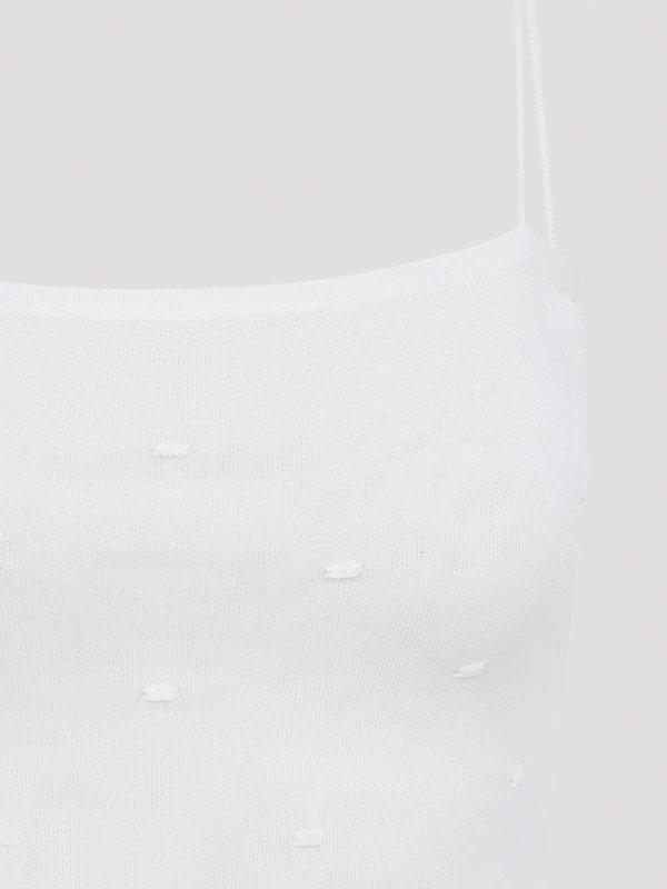 The Best Shops JACQUEMUS: Tops und Tank Tops - Top - Creme