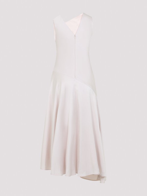 JIL SANDER: ニーレングスドレス online - 膝丈ドレス - ヌードカラー