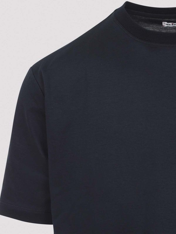 The Best Shops KITON: T-shirts - T-Shirt - Blau