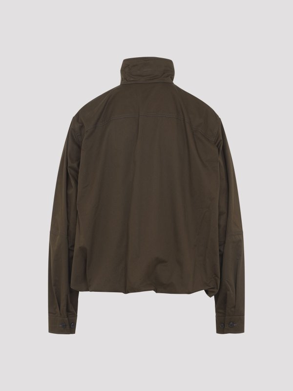 LEMAIRE: knee length coats online - Soft Pleated Blouson
