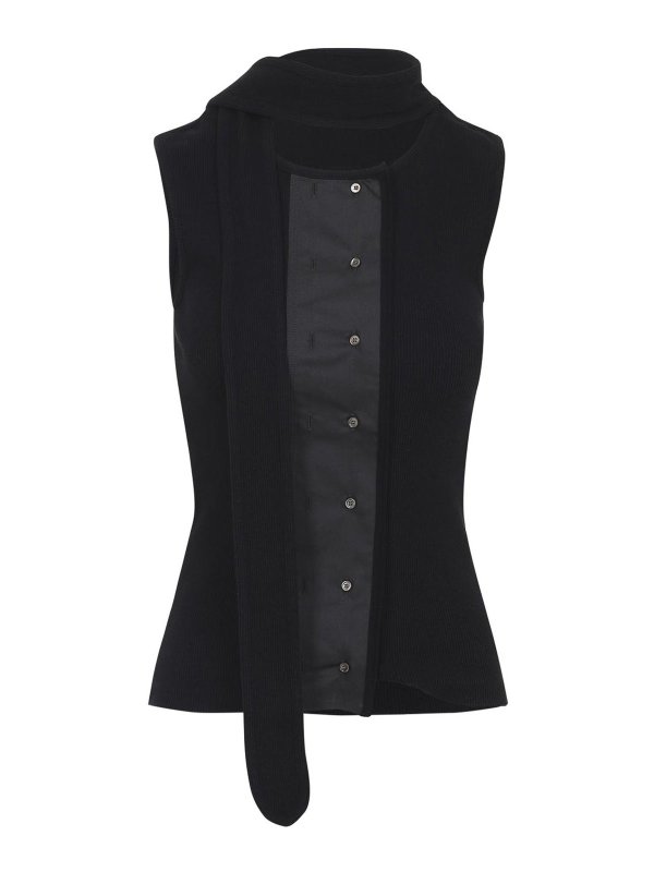 LEMAIRE: トップス＆タンクトップ - トップ/タンクトップ - 黒