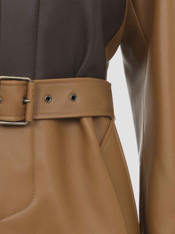 The Best Shops LOEWE: Ledermäntel - Ledermantel - Beige