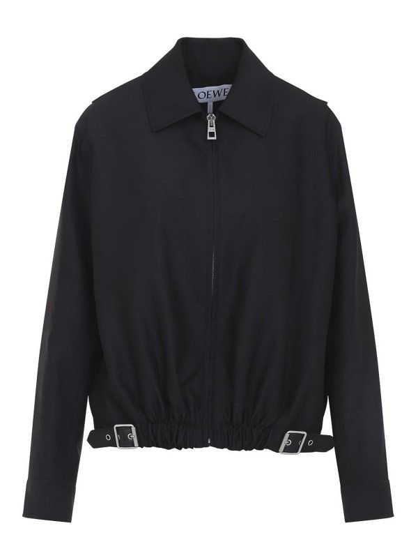LOEWE: casual jackets - Belted Jacket