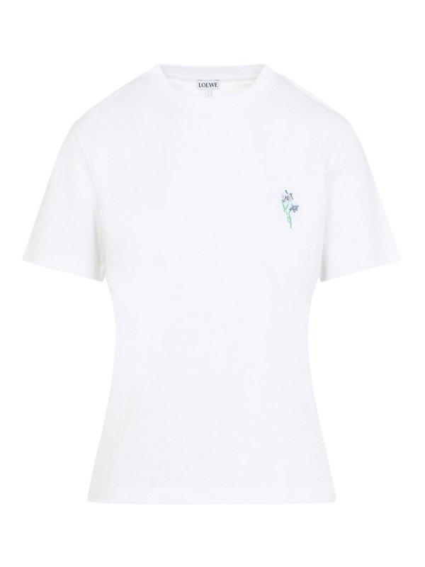 LOEWE: Camisetas - Camiseta - Blanco