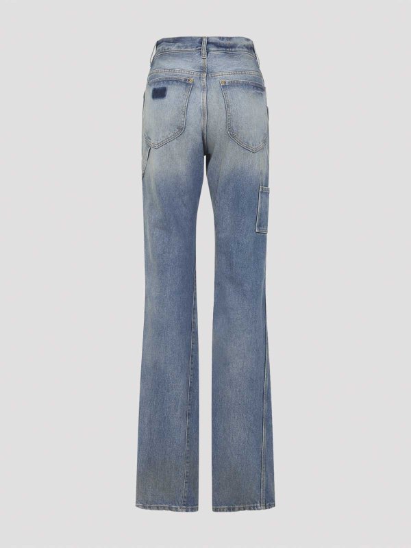 Maison Margiela: ベルボトムジーンズ online - フレアジーンズ - ブルー