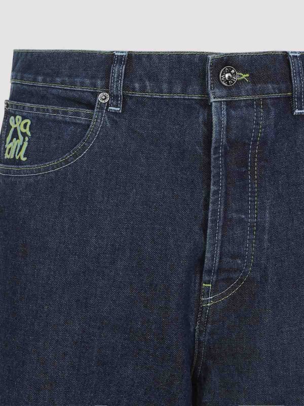 The Best Shops Marni: Jeans Rectos - Vaqueros Rectos - Azul