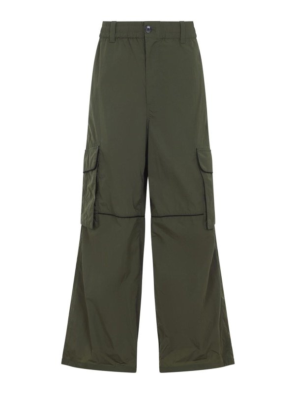 Marni: casual trousers - Nylon Cargo Pants
