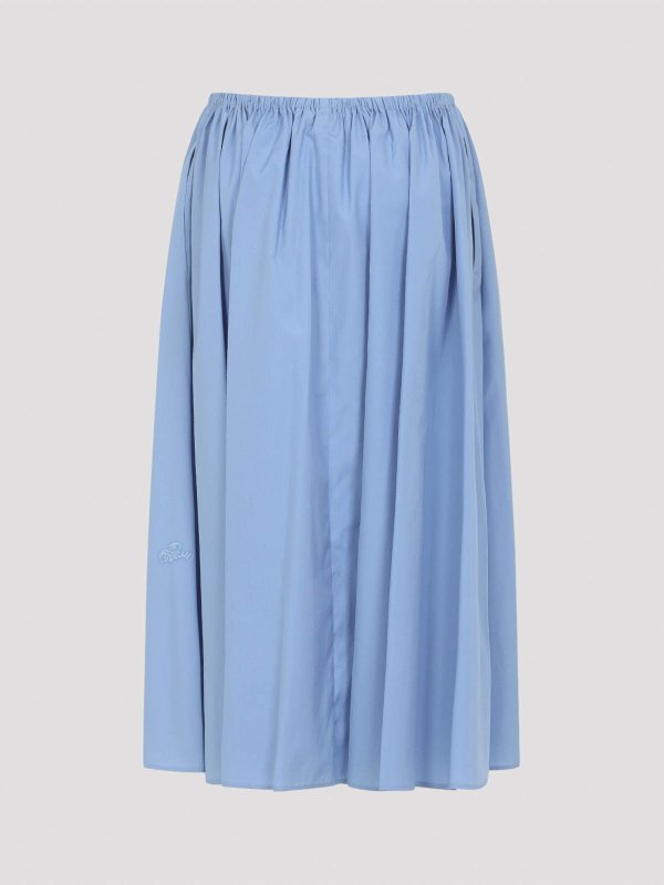 Marni: Knielange und Midi Röcke online - Midirock - Hellblau