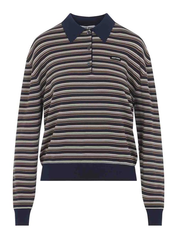 MIU MIU: polo shirts - Pole