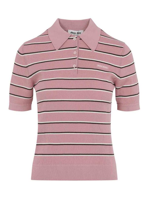 MIU MIU: polo shirts - Pole
