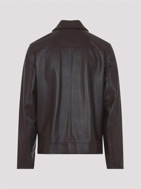 PAUL SMITH: レザージャケット online - レザージャケット - ブラウン