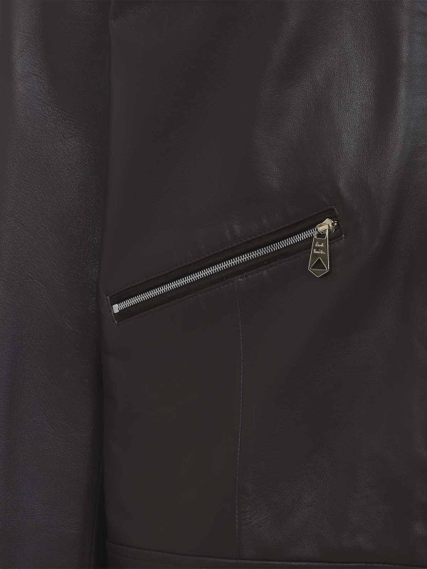 The Best Shops PAUL SMITH: レザージャケット - レザージャケット - ブラウン