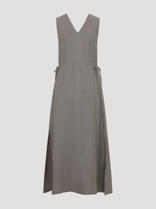 PESERICO: ニーレングスドレス online - 膝丈ドレス - ダークグレー