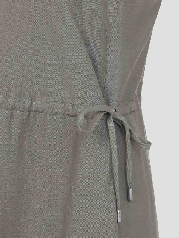 膝丈ドレス - ダークグレー shop online: PESERICO